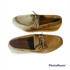 Bass Shoes | Bass 1218 Men's Size 13M Tan Dock Shoes Slip on Boat Loafers Textile Upper | Color: Brown/Tan | Size: 13 | Slowandsage's Closet